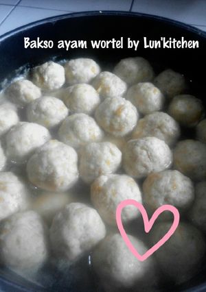 Foto resep Bakso Ayam Wortel by Lun's Kitchen