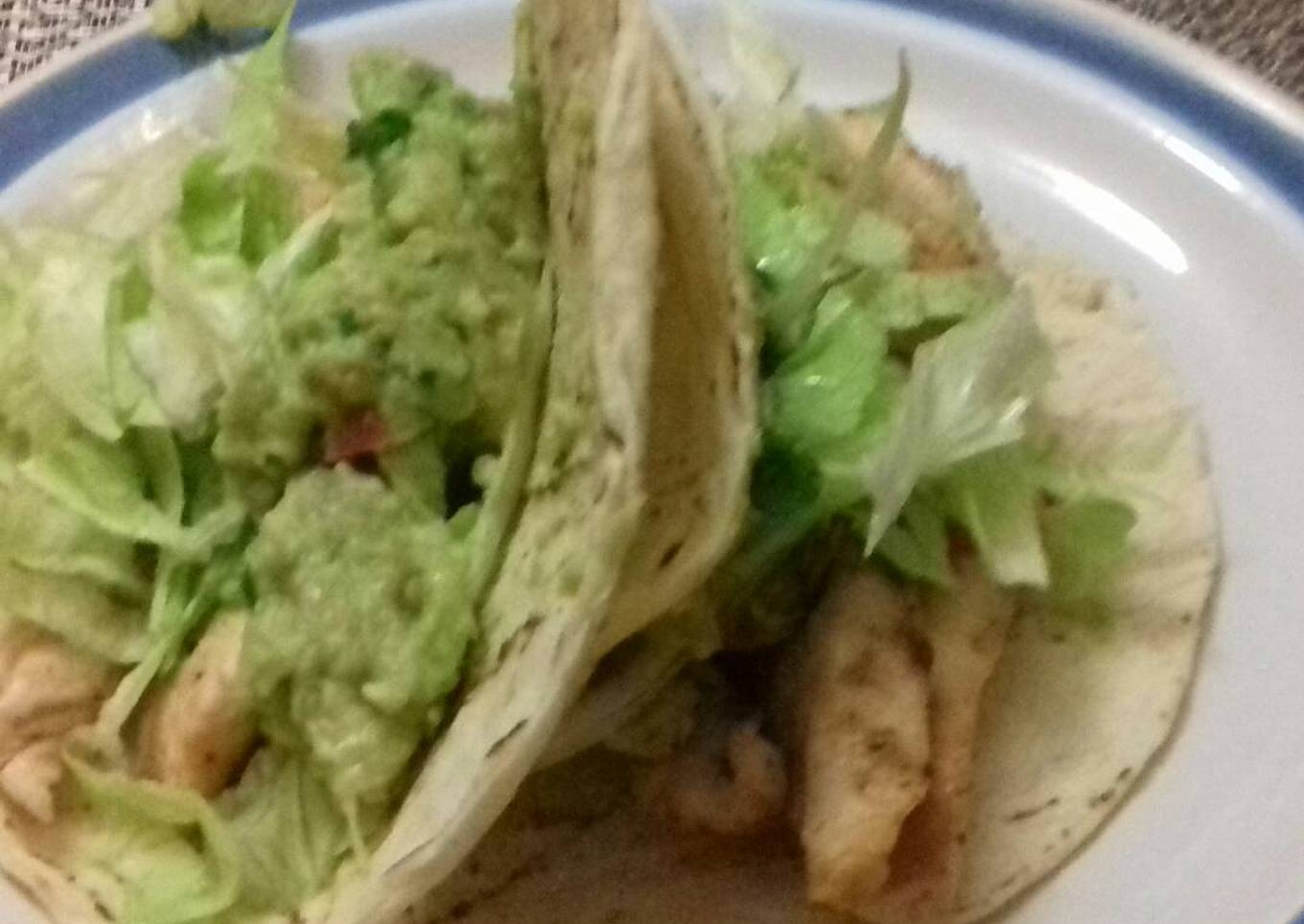 Tacos de pollo ingleses