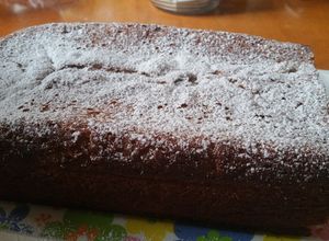 Una foto de Cake de almendras, manzana y yogurt griego