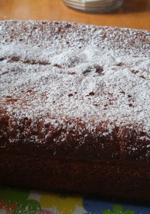 Una foto de Cake de almendras, manzana y yogurt griego