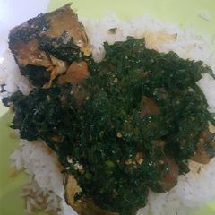 A picture of Vegetable and rice.