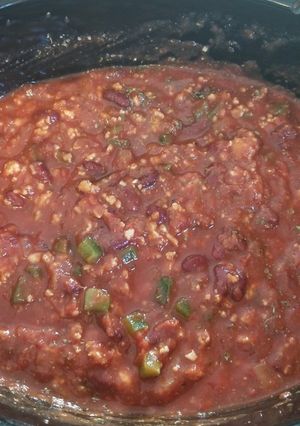 A picture of Crockpot Chili.