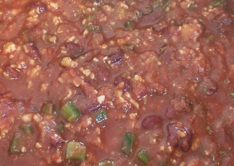 Simple Way to  Crockpot Chili