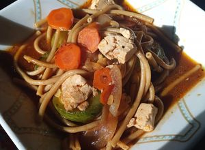 Una foto de Fideos "one pot" versión 2 (🌱)