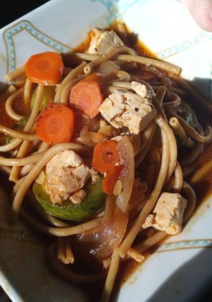 Una foto de Fideos "one pot" versión 2 (🌱)