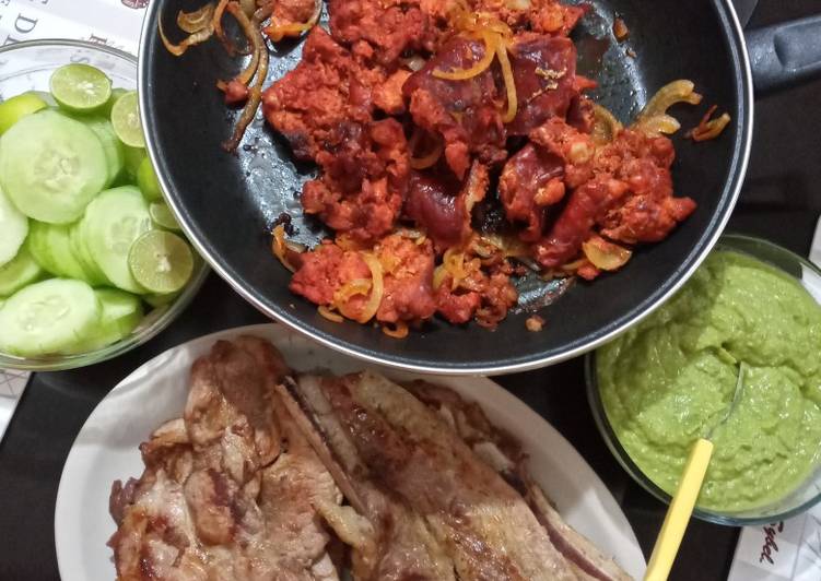 How to make Training Yummy Carne asada!!!🥩🥑🥒🍈Review