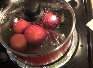 Una foto de Salsa de jitomate roja riquísima para acompañar caldos o birria