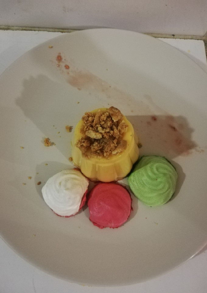 Una foto de Panacotta de coco