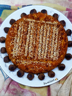 عکسی از دستور تهدیگ چوب شور کنجدی🥰