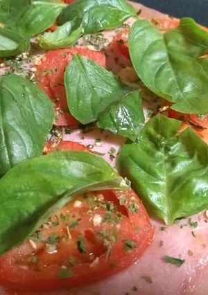Una foto de Pizza de zapallitos y zanahoria (sin harina)