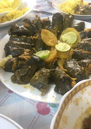 صورة لوصفة ورق عنب منزلي🙃