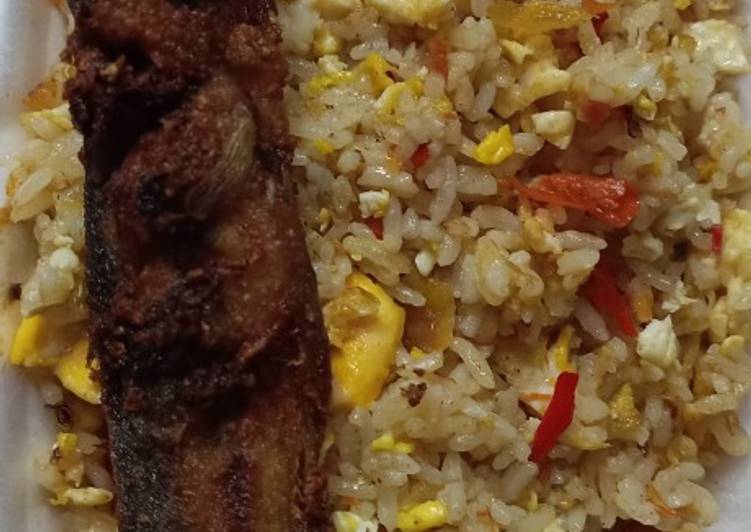 Resep Nasi goreng lele.. bekalkerjaku Anti Gagal