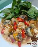 Trứng cút lộn rim me