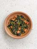 Tumis Daun Singkong Cumi Asin
