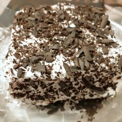 A picture of Black forest bread cake.