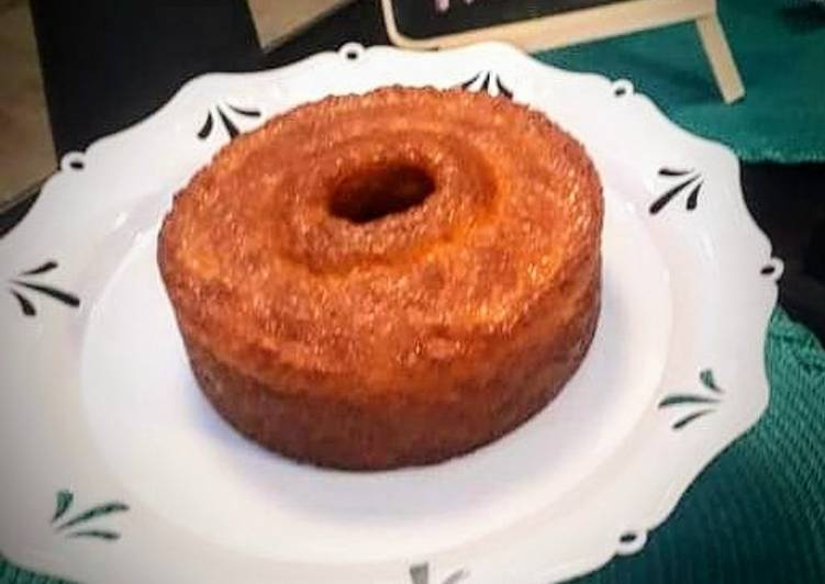 Bolo de Fubá Caramelado