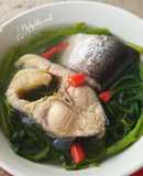 Canh chua cá basa rau muống