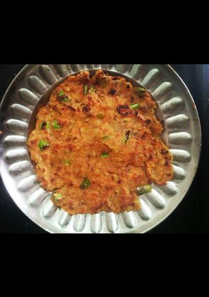 A picture of #Besan Chilla.
