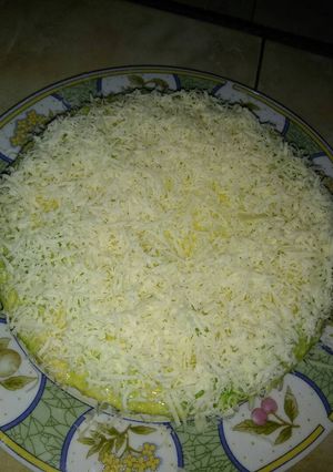 Foto resep Bolu pandan keju magicom