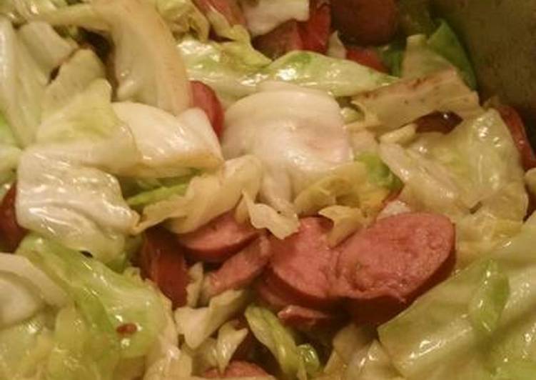 Polish Kielbasa and Cabbage