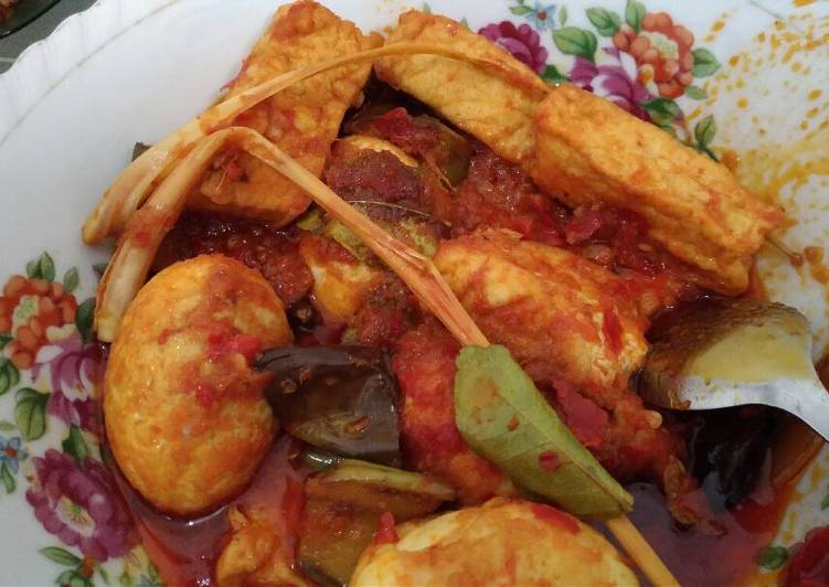 Telor Tahu Terong Bumbu Bali Sederhana