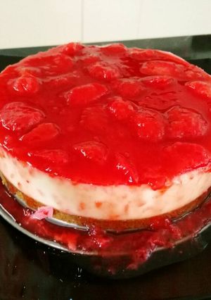 Foto principal de Tarta de quesitos y fresa