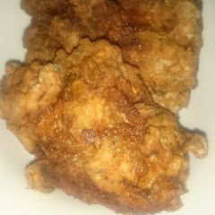 A picture of Home made Kfc chicken.