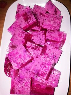 Foto resep Puding Buah Naga