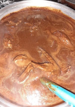 Una foto de Mole de pollo