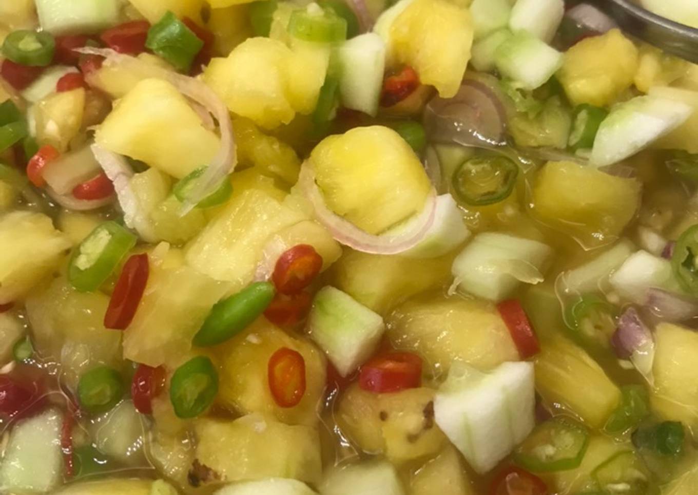 Acar nenas bisa buat nasi kebuli or soto