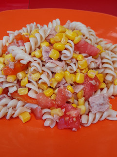 Una foto de Ensalada de espirales