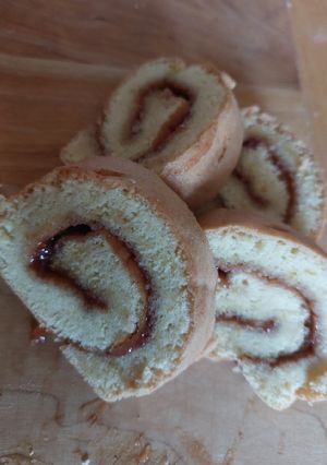 Piskótatekercs recept fotója