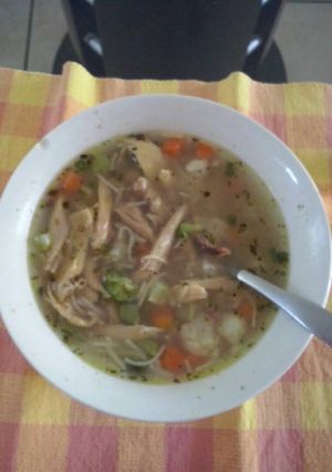 Una foto de Caldo de pollo para el alma. ॐ