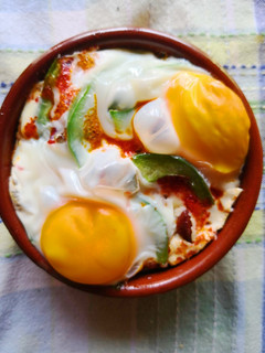 Una foto de Huevos al plato