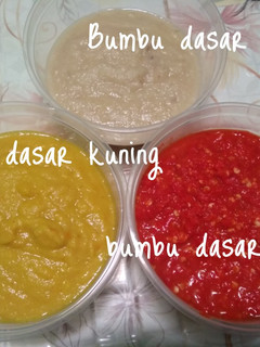 Foto resep Bumbu dasar Putih, Kuning & Merah