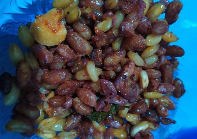 Kacang merah balado enak simple