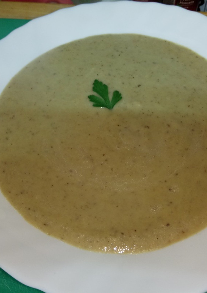 Una foto de Crema de Setas y Champiñones