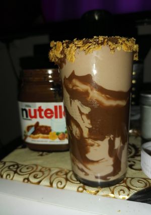 صورة لوصفة مشروب بارد بنوتيلا