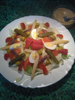 Una foto de Ensalada con fresas
