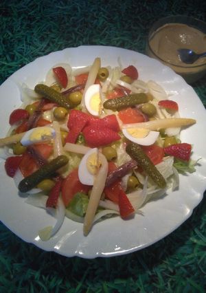 Foto principal de Ensalada con fresas