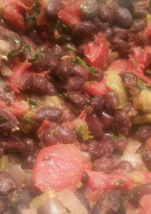 A picture of Black Bean & Tomato Saute.