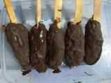Es pisang coklat
