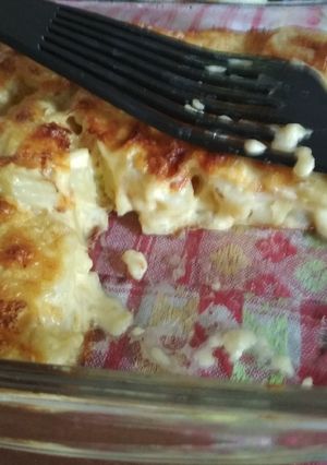 Una foto de Papas a la crema