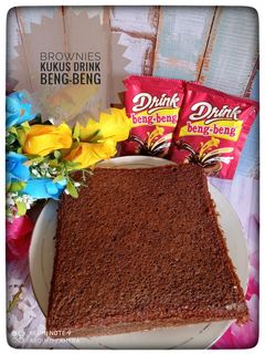 Foto resep Brownies Kukus Drink Beng-Beng