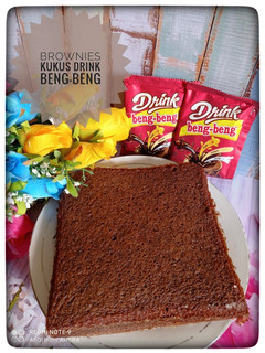 Foto resep Brownies Kukus Drink Beng-Beng