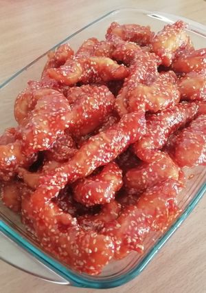 Kínai szezámmagos csirke 🇨🇳 recept fotója