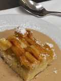 Torta di mele con zabaione al barbera