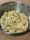 Variación de ensaladilla rusa con gnocchi