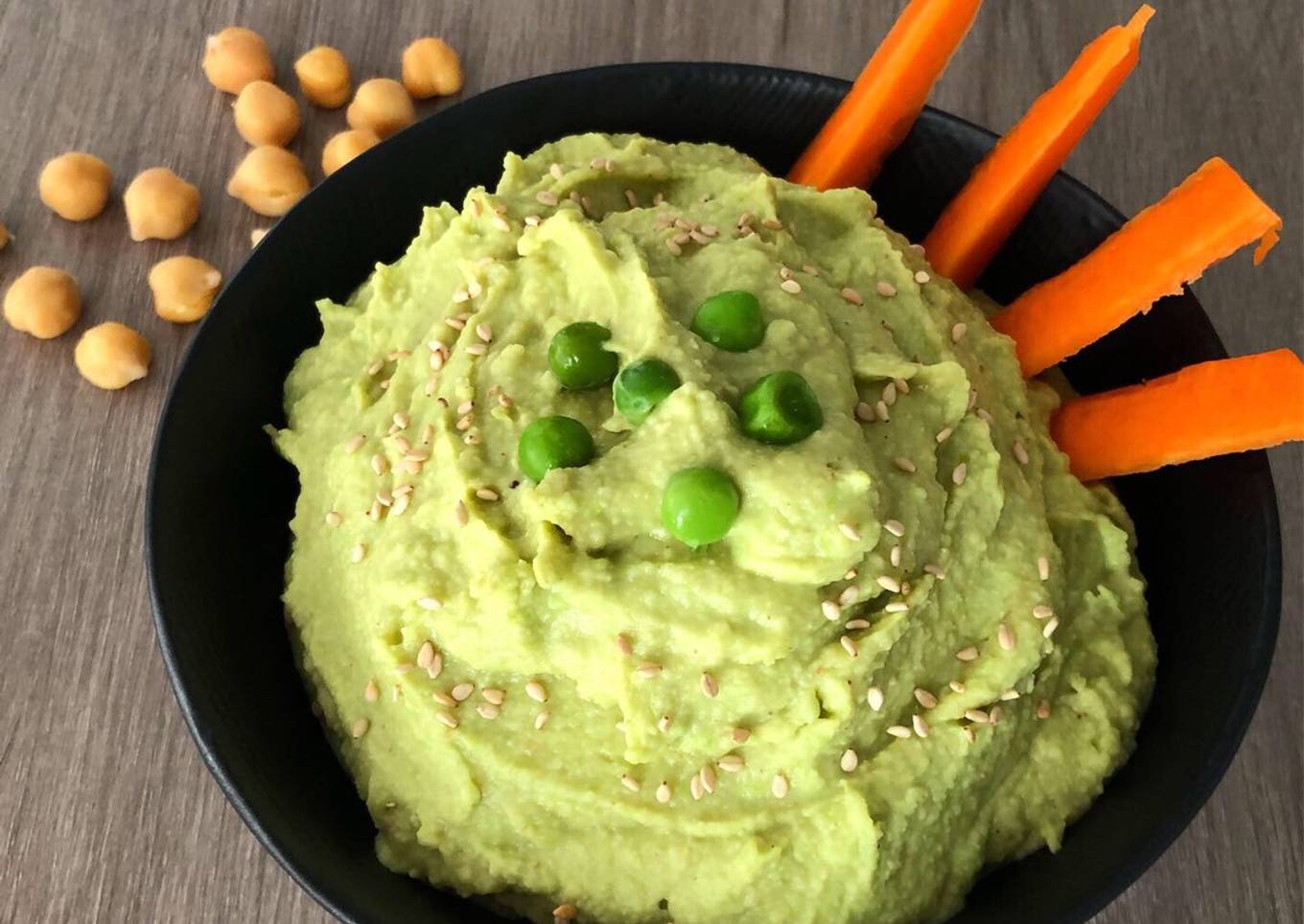 Hummus de guisantes