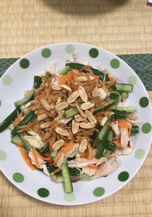 Hình của món Gỏi gà dưa leo!.